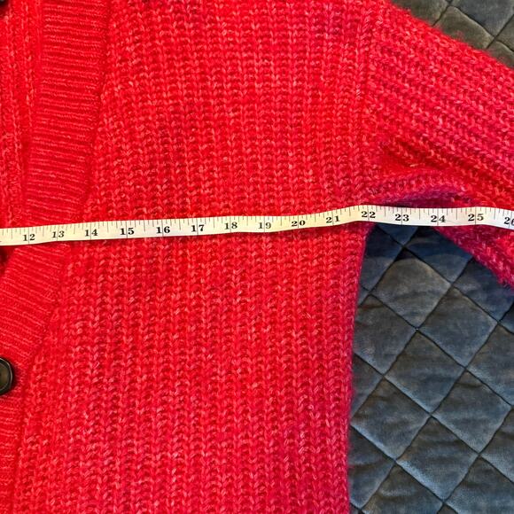 Universal Thread oversized knit cardigan hot pink womens xs - Picture 9 of 11